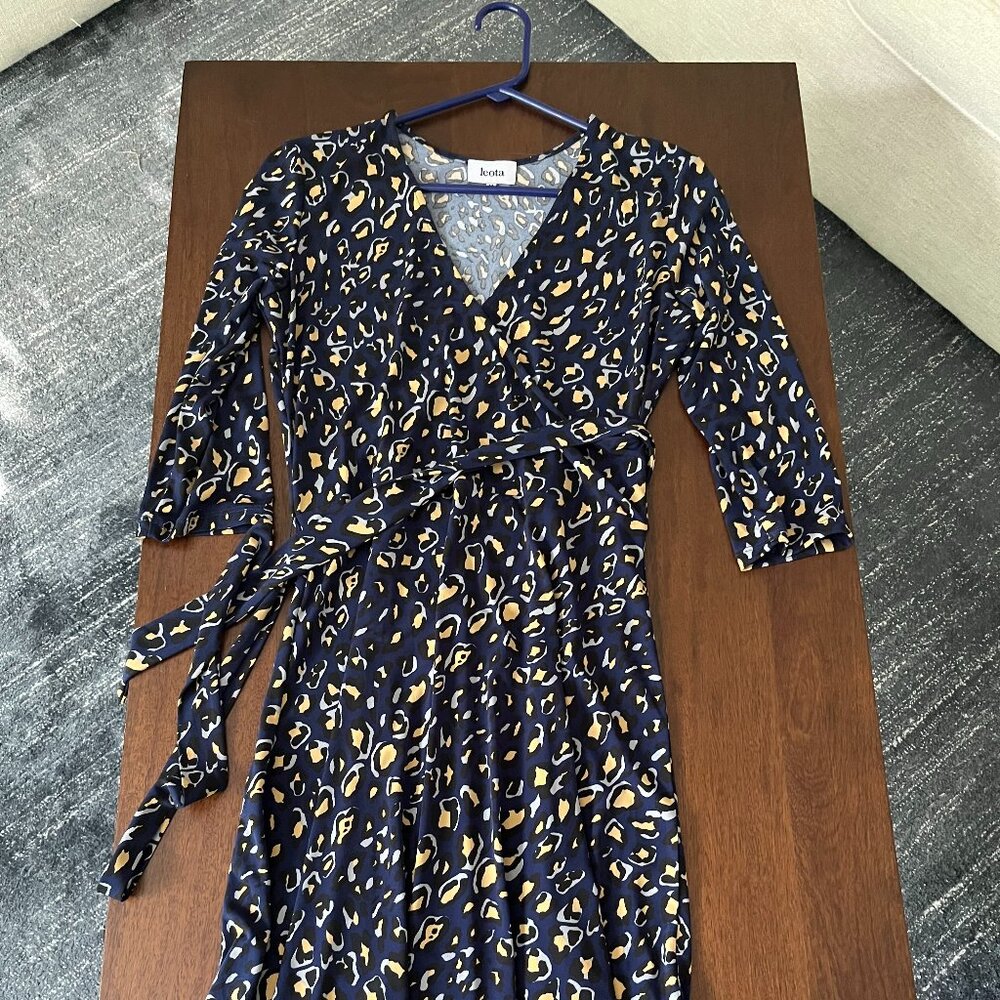 Leota Cassie Sweetheart Blue wrapdress - Medium